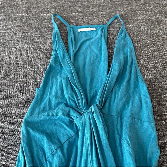 Teal O’Neill plunge neckline swim coverup, size M - Picture 3 of 4